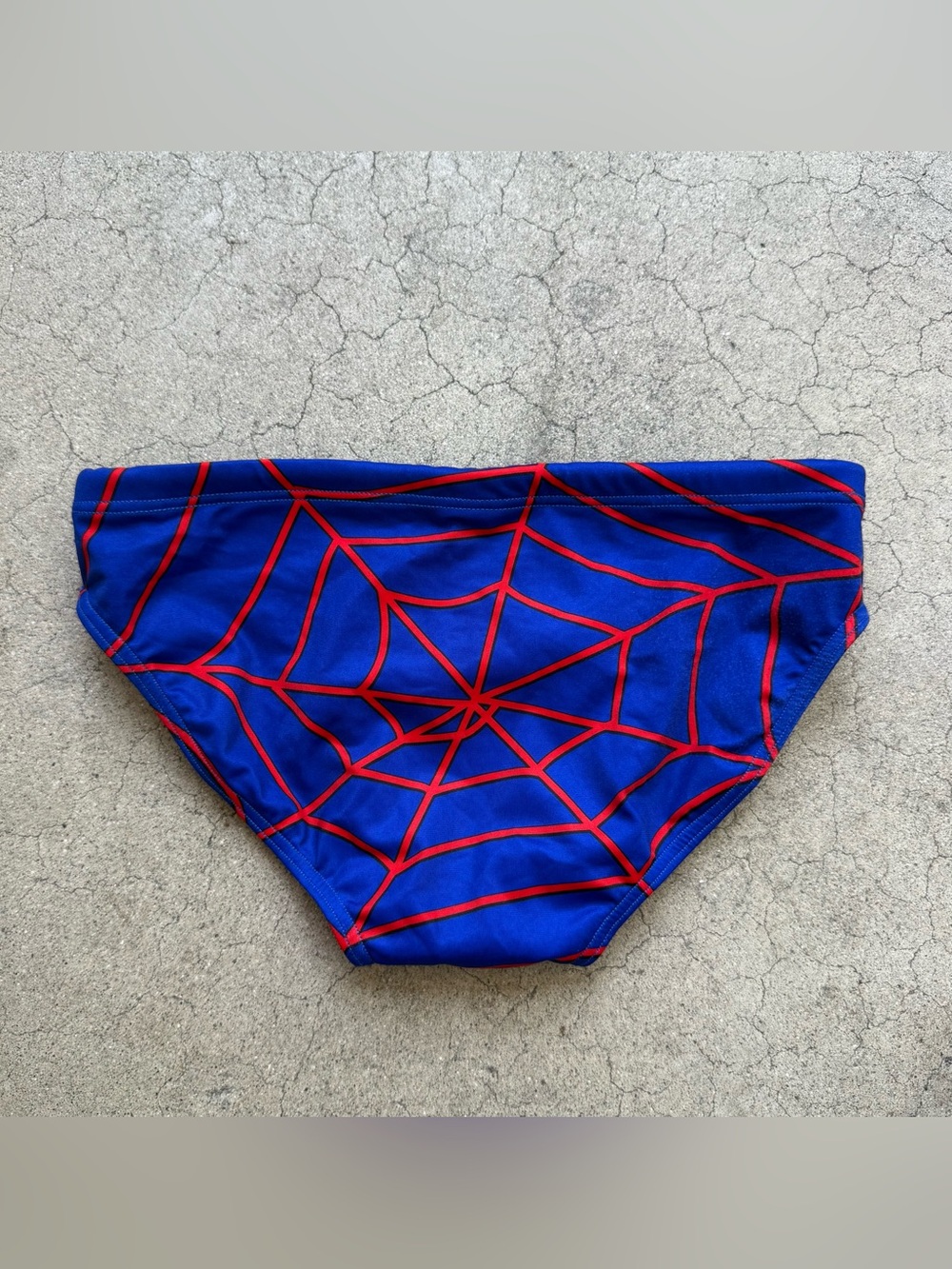 Turbo speedo briefs Water polo or swim size small made in Spain spider webs